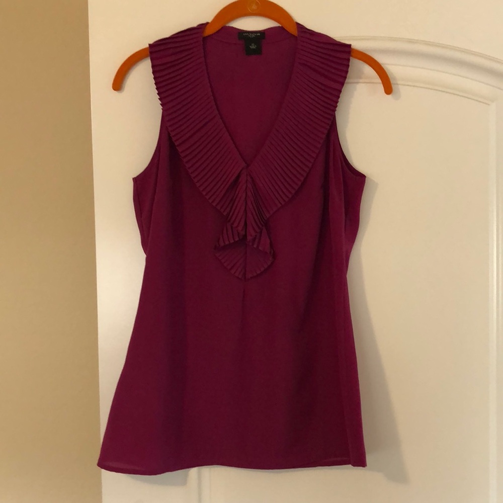 Ann Taylor sleeveless blouse